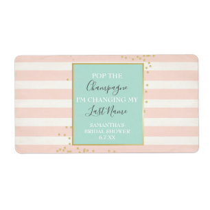 Favor do Chá de panela da etiqueta do mini champa