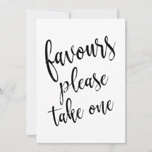 Favores Por Favor Tome Um Sinal De Barato