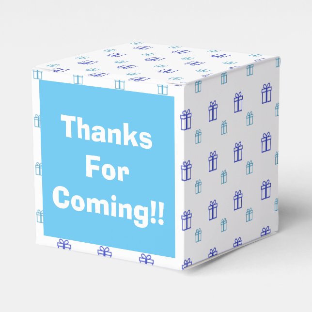 Favorito de Caixa de Presente Personalizado (Frente)