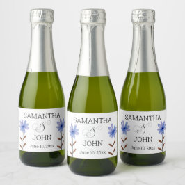 Favoritos de casamento de minigarrafas