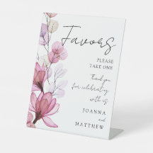 Favoritos Florais Elegante de Rosa Poeira Transpar