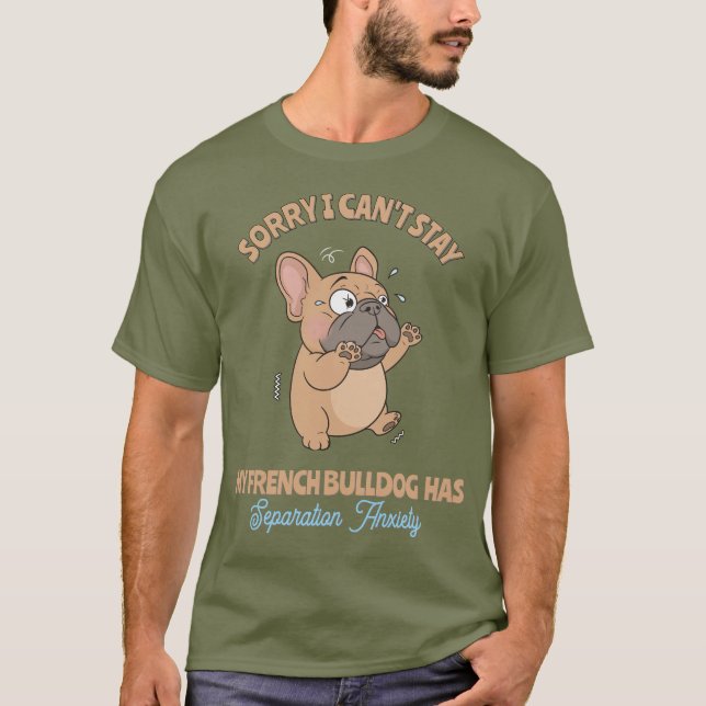 Fawn French Bulldog | Funny Dog Lover T-Shirt (Frente)