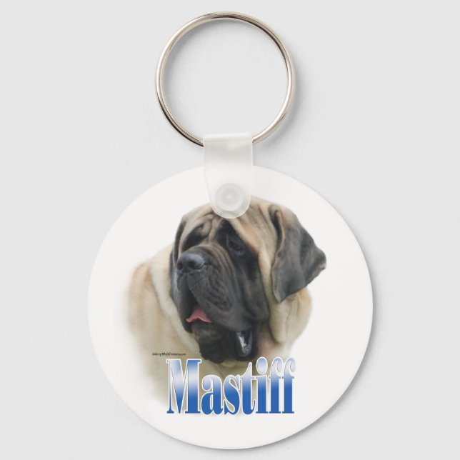 Fawn Mastiff Name Chaveiro (Frente)