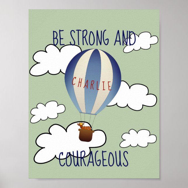 Fawn Personalizado na Poster de Cotação do Balão (Frente)