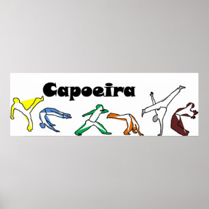 Fax das técnicas de poster de capoeira