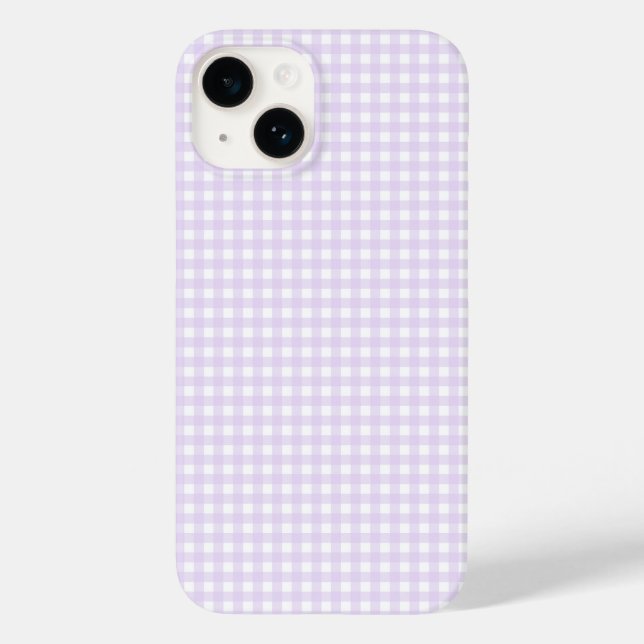 Faye e Lauren Iphone 14 Caso em Gingham (Verso)