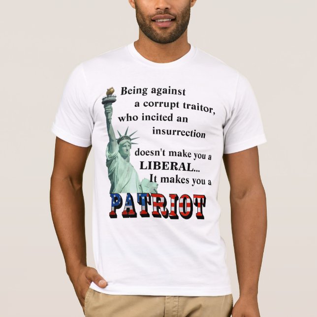 Faz de você uma camiseta PATRIOT (Frente)