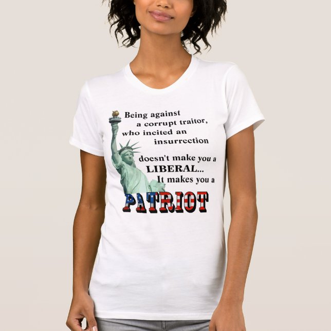 Faz de você uma camiseta PATRIOT (Frente)