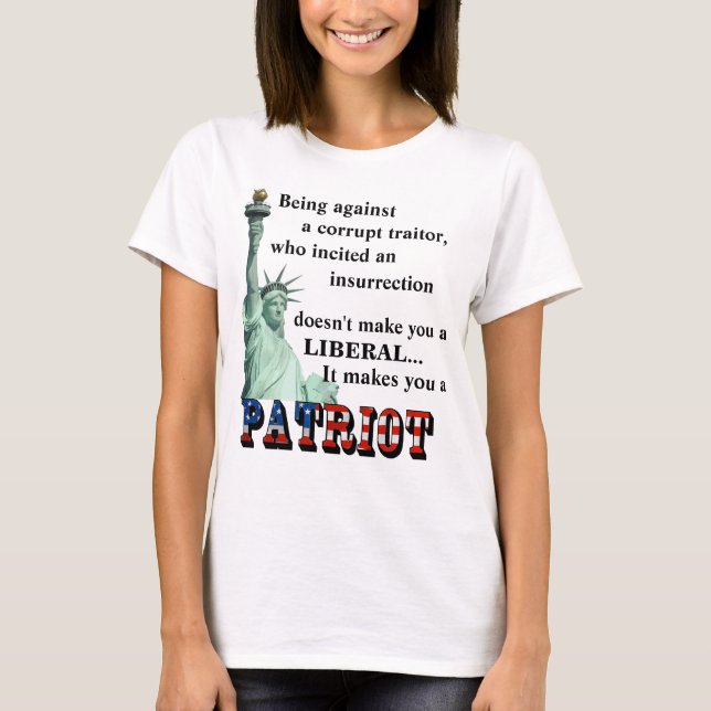 Faz de você uma camiseta PATRIOT (Frente)