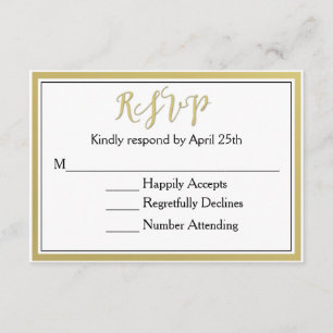 Fazemos RSVP de Chic Moderno