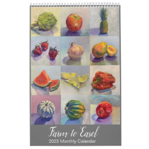 Fazenda ao calendário do Easel 2023