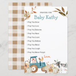 Fazenda de abóbora Trator Animal Adora Orações par