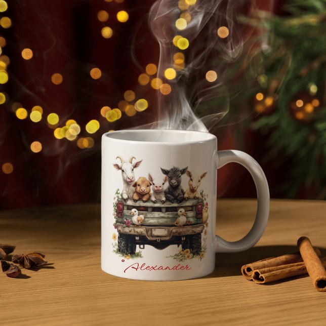 Fazenda de Animais Fofos em Caneca de Café (Criador carregado)