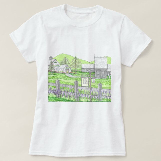 Fazenda de Iron Hill T-Shirt (Frente do Design)