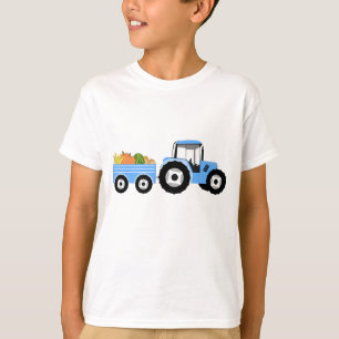 Fazenda de Trator Azul - T-Shirt