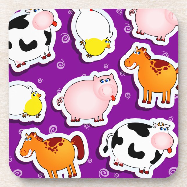 Fazenda feliz, porta copos (Frente)