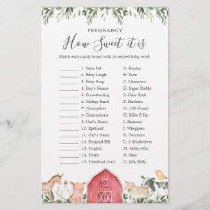 Fazenda Gravidez Chá de fraldas Como É Doce