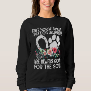 Fazenda Menina Camisa Cavalo Cheiro Cachorro Slobb