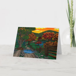 Fazenda nº 1 Cartão de saudação sunset