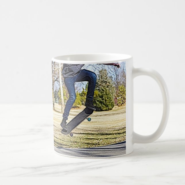 Fazendo a caneca de café Ollie Painterly (Direita)