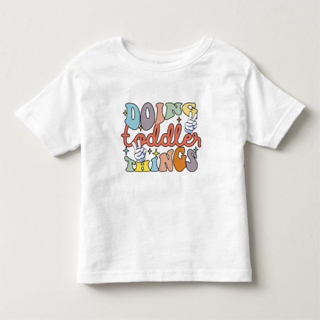 Fazendo Camiseta das Coisas do Toddler (Frente)