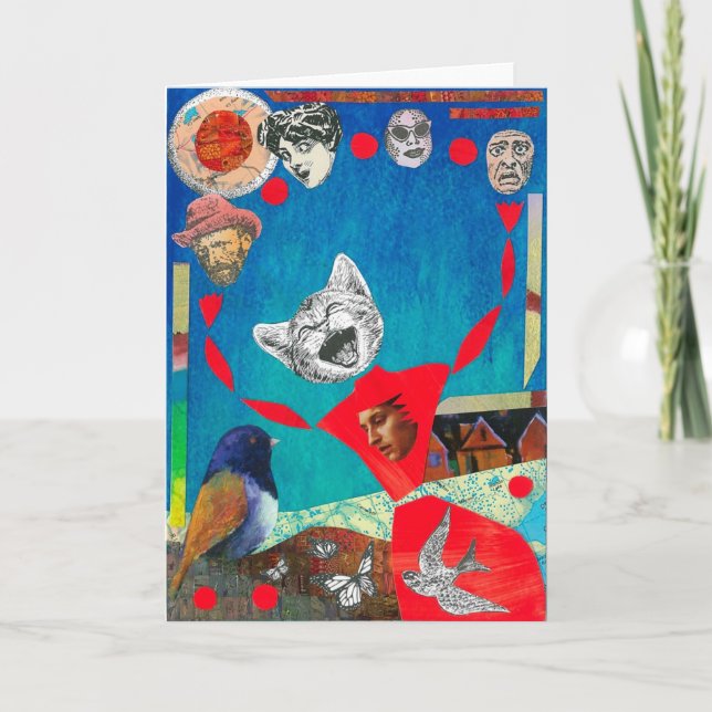 Fazendo malabarismo com o cartão de saudação para  (Frente)