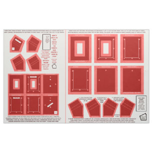 fazer 2 tecidos laváveis sem costura com quadros