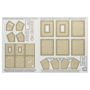 fazer 2 tecidos laváveis sem quadros de fotos em 