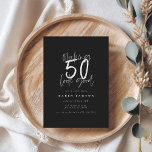 Fazer 50 parece um bom convite de aniversário<br><div class="desc">Fazer 50 parece um bom convite de aniversário. Texto de script moderno monocromático design. Parte de uma coleção.</div>
