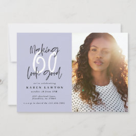 Fazer 60 - convite para o aniversário de fotos