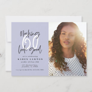 Fazer 60 - convite para o aniversário de fotos