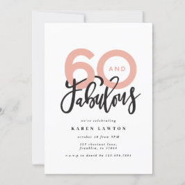 Fazer 60 parece bom aniversário de tipografia mode