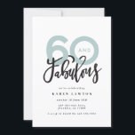 Fazer 60 parece bom aniversário de tipografia mode<br><div class="desc">Fazer 60,  60 e fabuloso convite de aniversário para tipografia moderna. Texto moderno do script na design de tipografia de tendência. Parte de uma coleção. As cores podem ser personalizadas.</div>