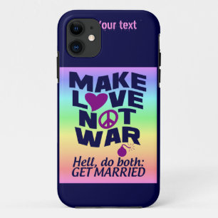 Fazer Amor Não Guerra é capas de iphone-companheir