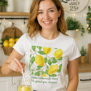 Fazer Camiseta de Limonada/Limão Receber T-Shirt