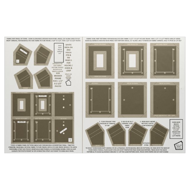 fazer com que 2 tecidos laváveis sem costura estic (Fat Quarter)