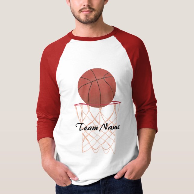 Fazer de basquete, camisas de nome da equipe (Frente)