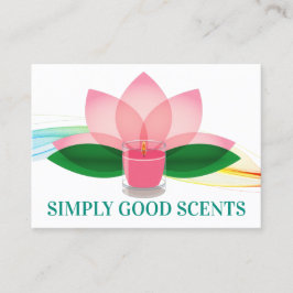 Fazer De Velas, Spa, Cartão de visita De Presente 