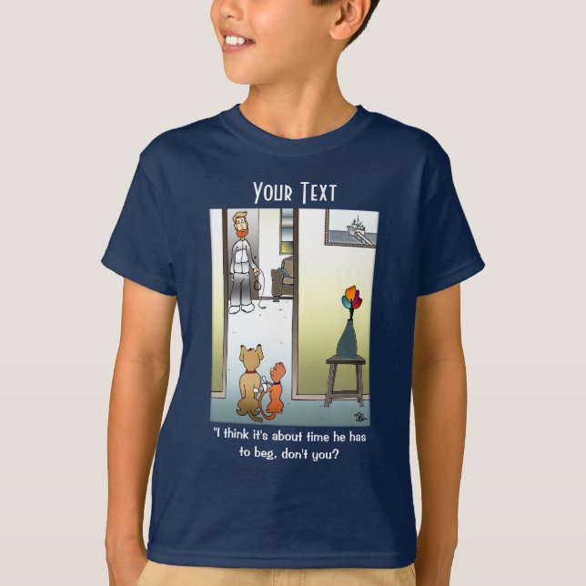 Fazer-o-Marinho de T-Shirt do Beg Boy (Frente)