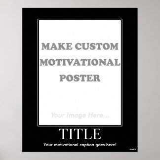 Fazer Poster de Motivação Personalizada (Retrato)