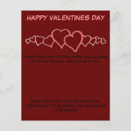 FAZER RÓTULOS DE SACO DE CHIP DE PAPEL PERSONALIZA