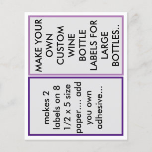 FAZER RÓTULOS PERSONALIZADOS DE GARRAFA DE VINHO D