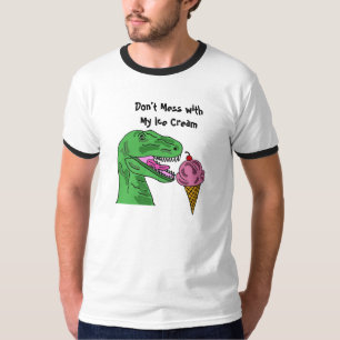 FB T-Rex com t-shirt do sorvete