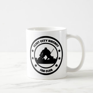 FCHFC Dual caneca de café preta do logotipo