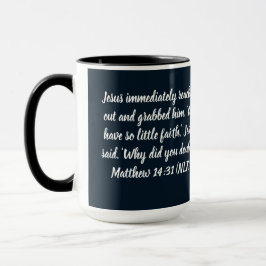 "Fé acima do Medo" - Caneca
