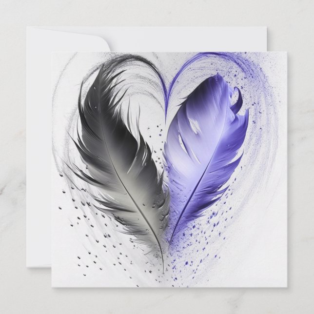Feather Heart - Indigo (Frente)