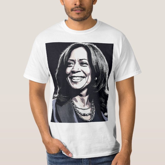Febre Eleitoral! Vote em Kamala Harris T-shirt (Frente)