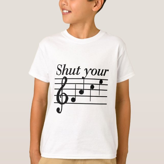 Feche seus t-shirt e presentes da cara (Frente)