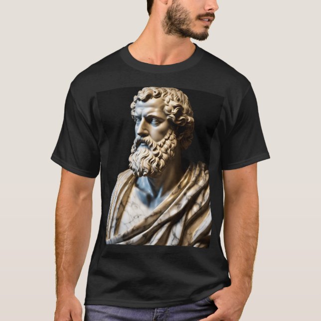 Fecho da Estátua Romana de Aristóteles T-Shirt (Frente)