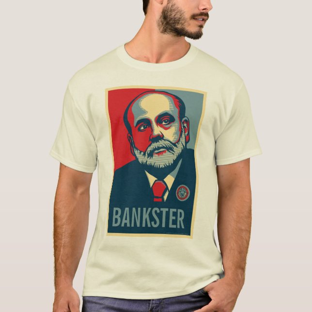 Federal Reserve preside a camisa de Ben Bernanke (Frente)